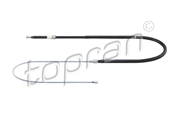 Cable, parking brake - 117 691 TOPRAN