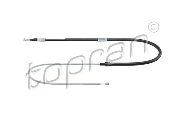 Cable, parking brake - 117 697 TOPRAN