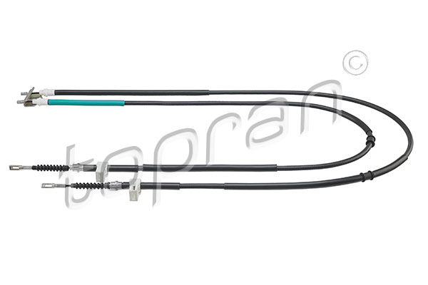 Cable, parking brake - 304 742 TOPRAN