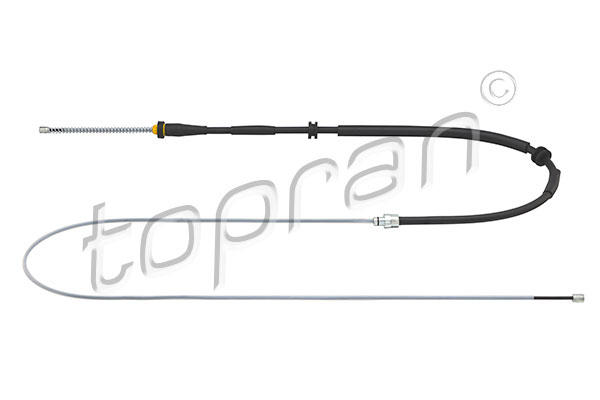 Cable, parking brake - 701 706 TOPRAN