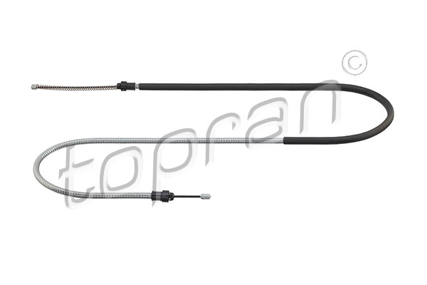 Cable, parking brake - 631 758 TOPRAN