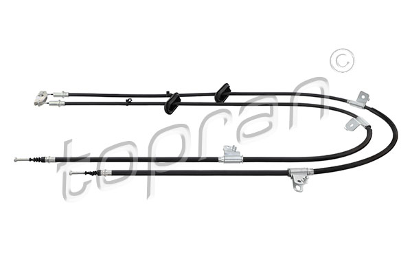 Cable, parking brake - 208 890 TOPRAN