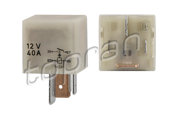 Relay, glow plug system - 107 258 TOPRAN