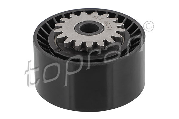 Tensioner Pulley, V-ribbed belt - 702 228 TOPRAN