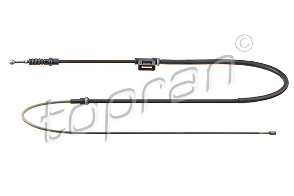 Cable, parking brake - 117 692 TOPRAN