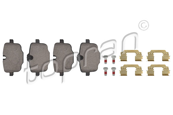 Brake Pad Set, disc brake - 502 391 TOPRAN