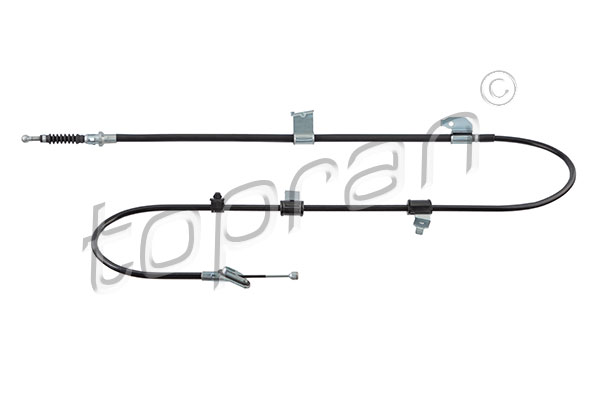 Cable, parking brake - 631 770 TOPRAN