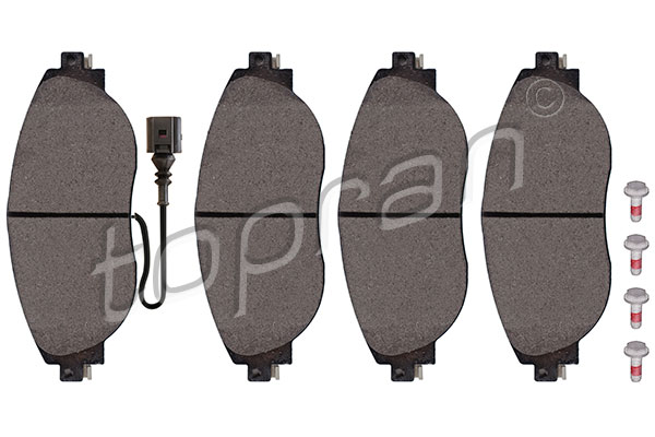 Brake Pad Set, disc brake - 115 177 TOPRAN