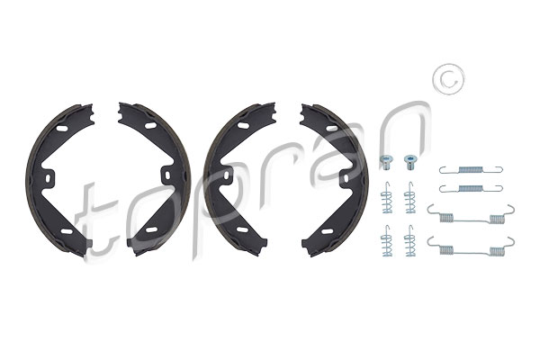 Brake Shoe Set, parking brake - 407 762 TOPRAN