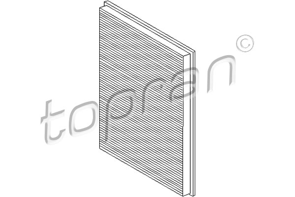 filtras, salono oras - 108 408 TOPRAN