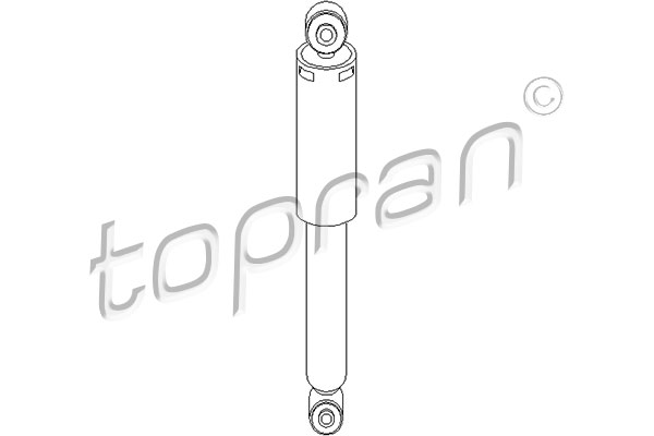 Shock Absorber - 206 551 TOPRAN