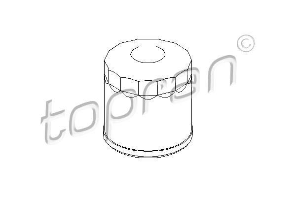 Oil Filter - 207 483 TOPRAN