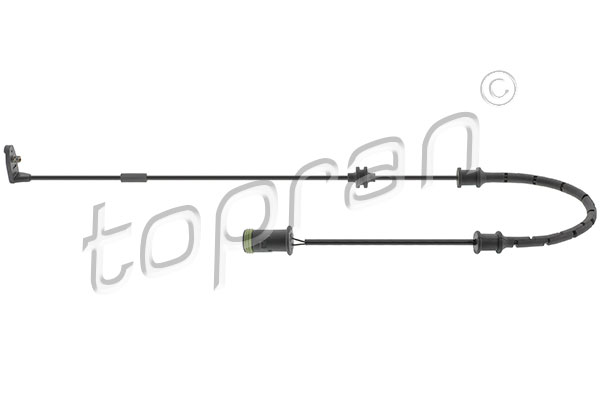 Sensore, Usura pastiglia freno/mat. d'attrito - 203 972 TOPRAN