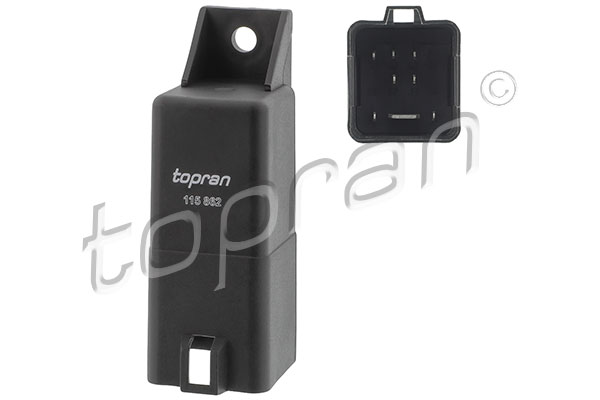 Relay, glow plug system - 115 862 TOPRAN