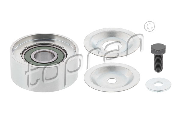 Deflection/Guide Pulley, V-ribbed belt - 702 452 TOPRAN