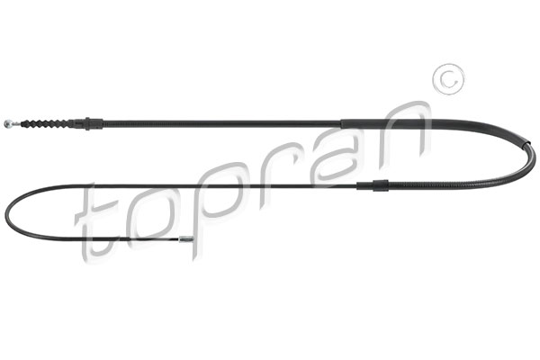 Cable, parking brake - 115 122 TOPRAN