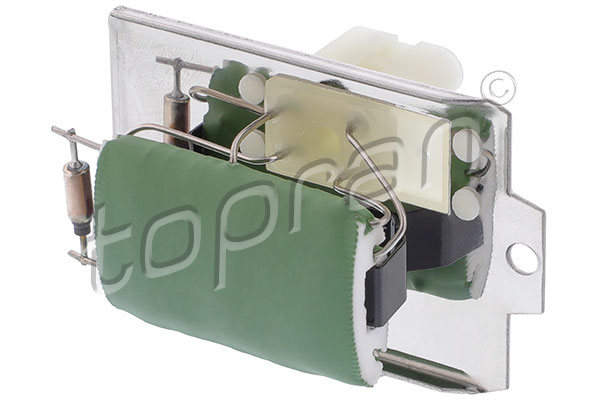 Resistor, interior blower - 102 972 TOPRAN