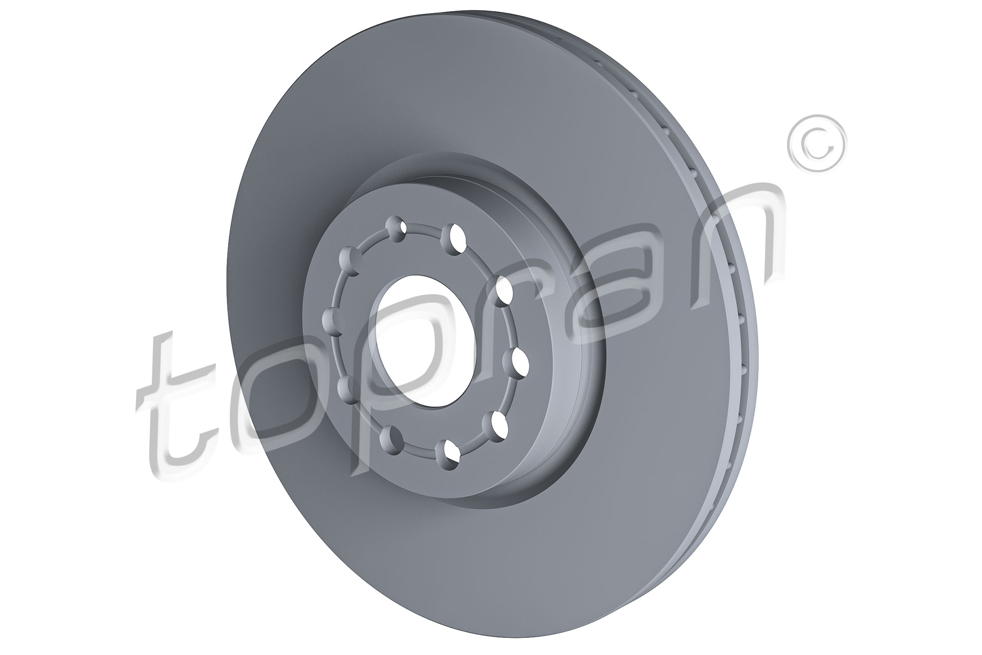 Brake Disc - 110 073 TOPRAN