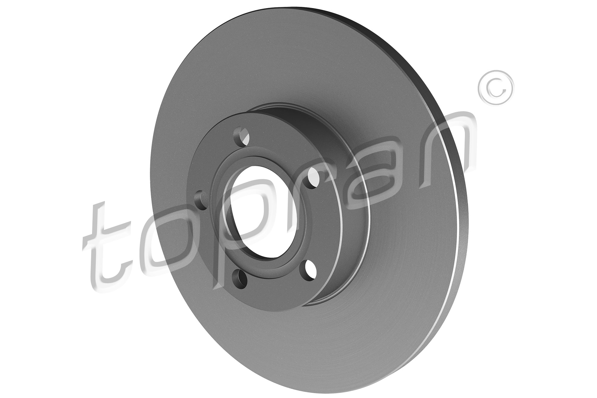 Brake Disc - 103 755 TOPRAN