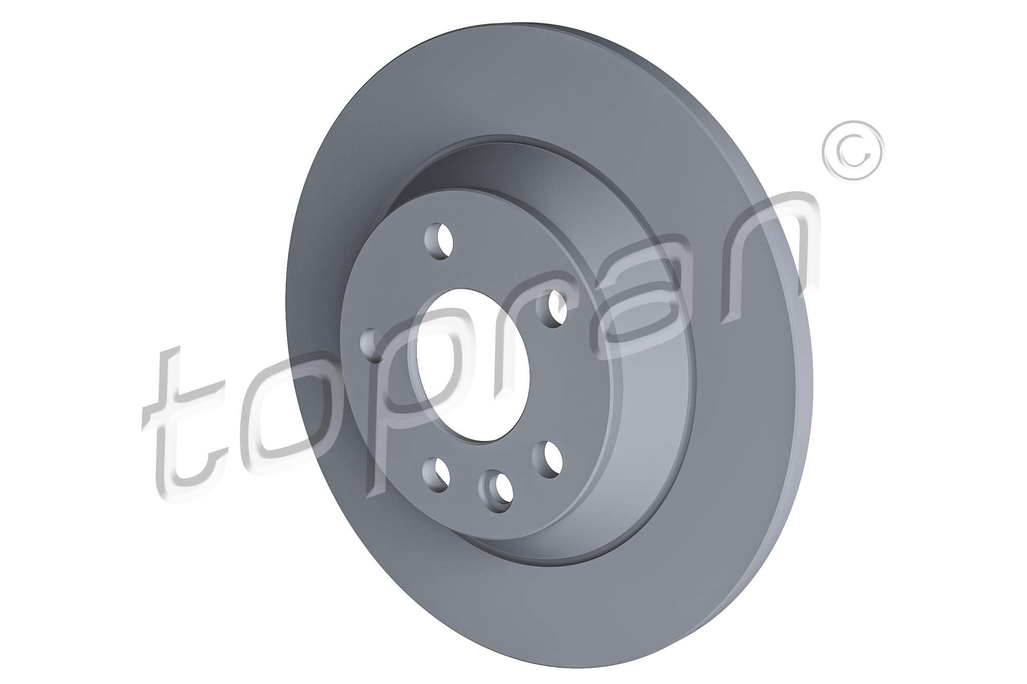 Brake Disc - 107 692 TOPRAN