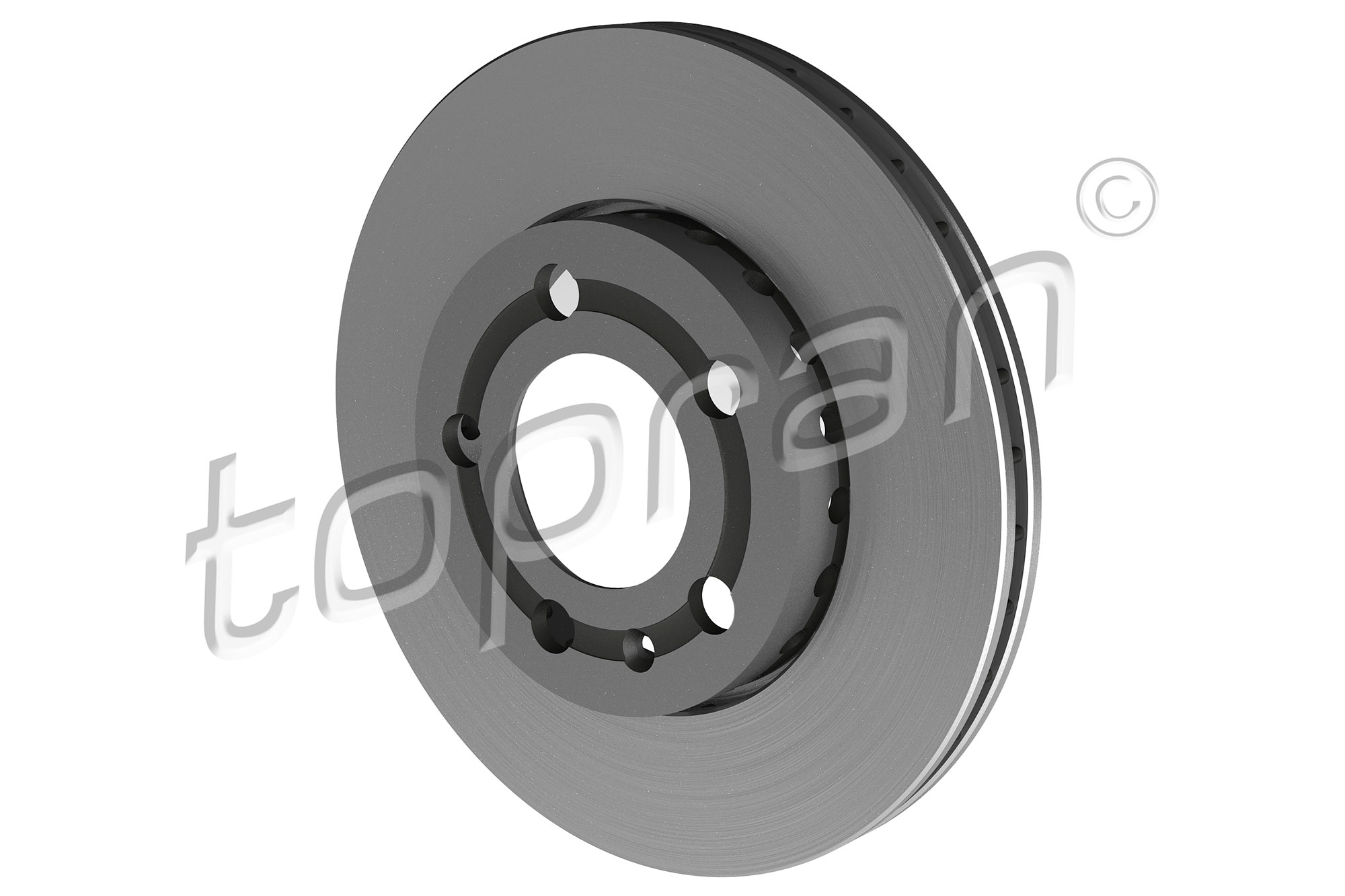 Brake Disc - 109 522 TOPRAN