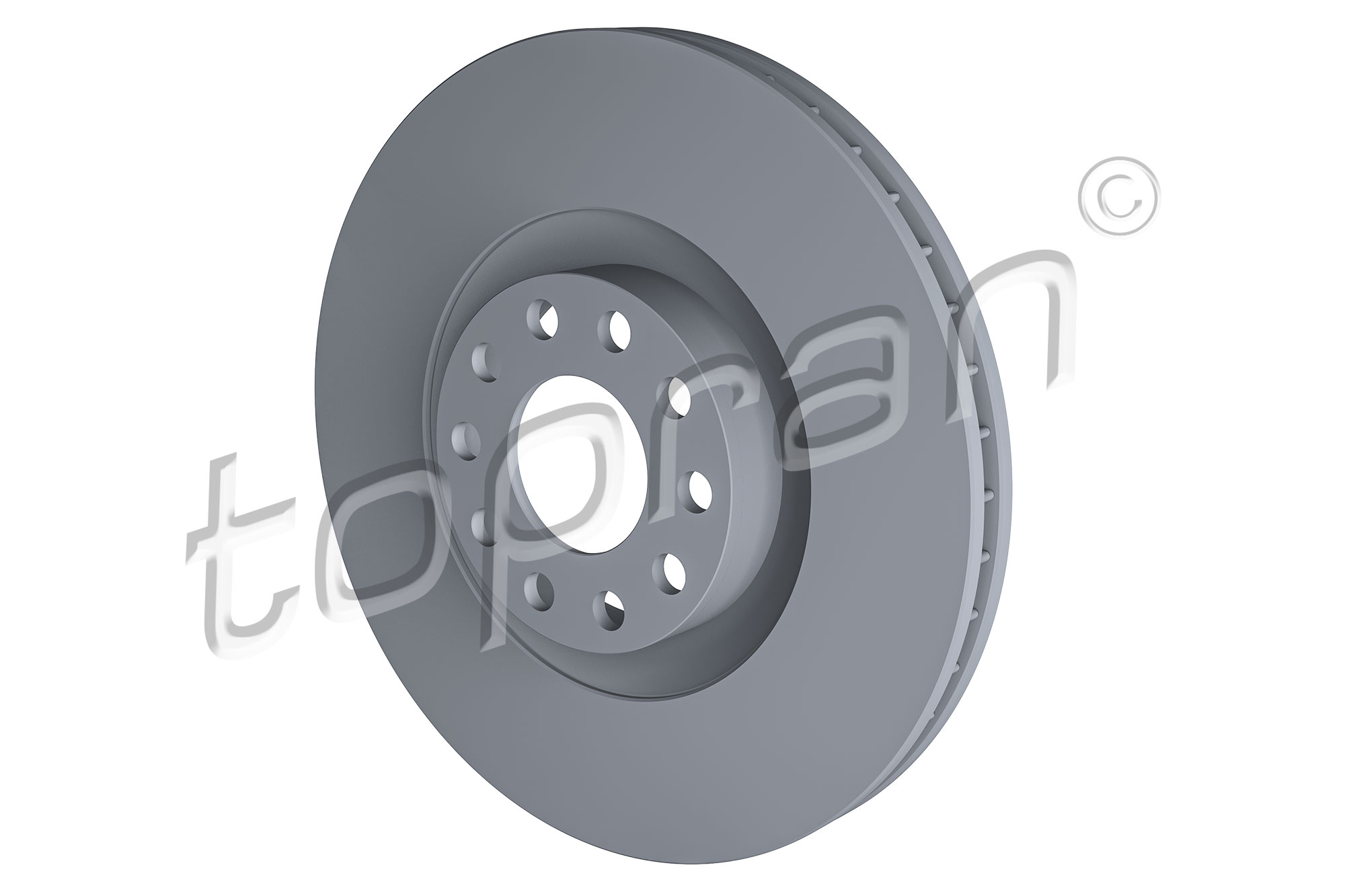 Brake Disc - 110 432 TOPRAN