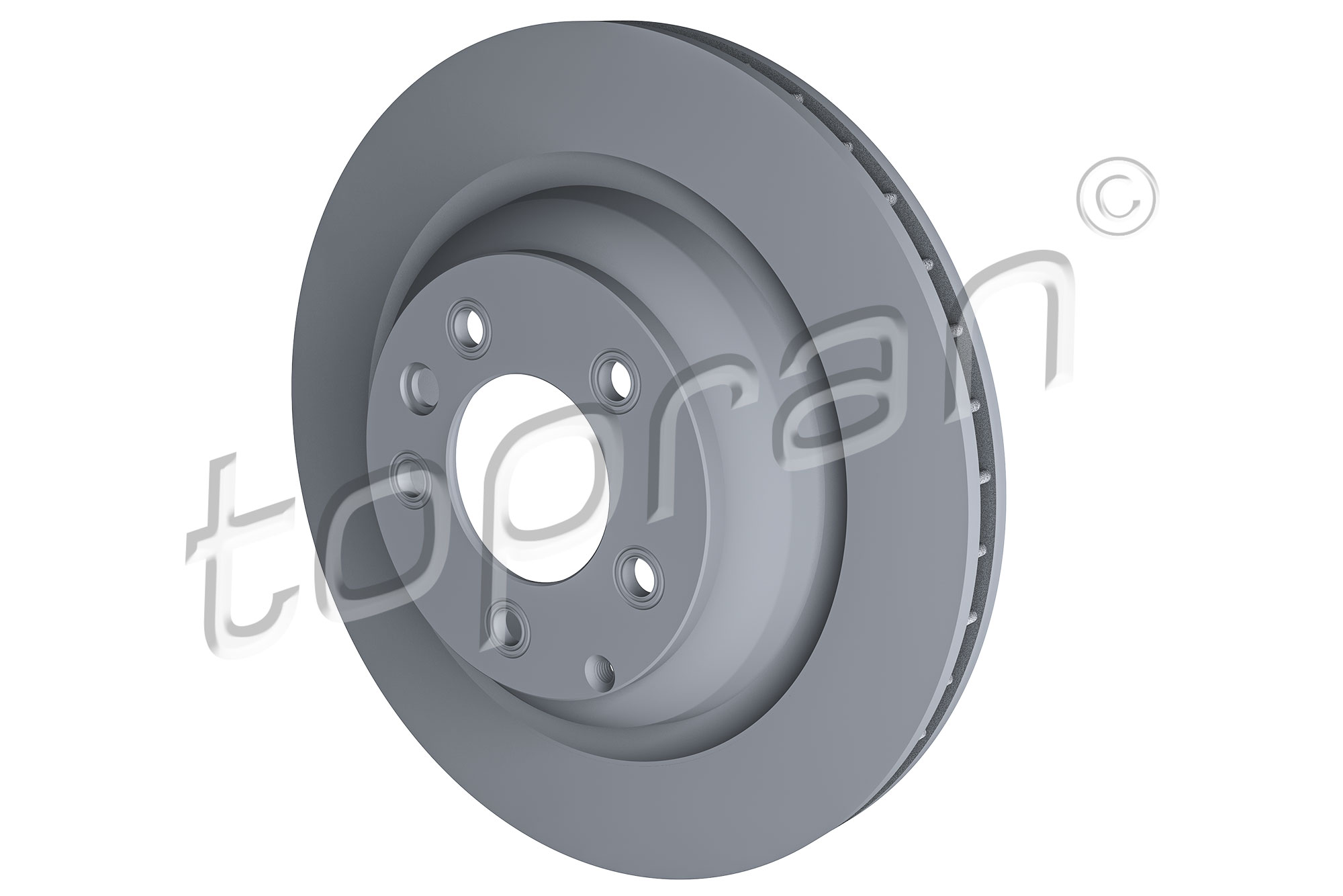 Brake Disc - 114 562 TOPRAN