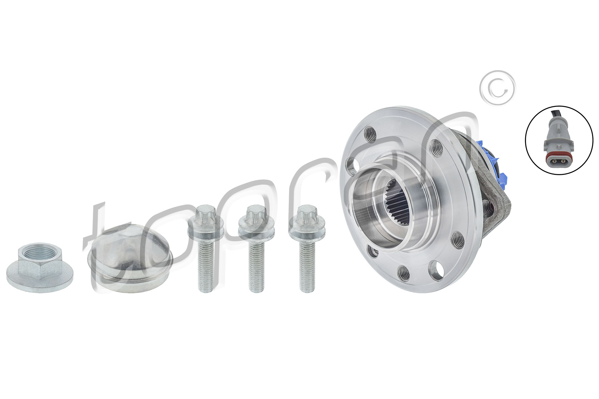 Kit cuscinetto ruota - 207 392 TOPRAN