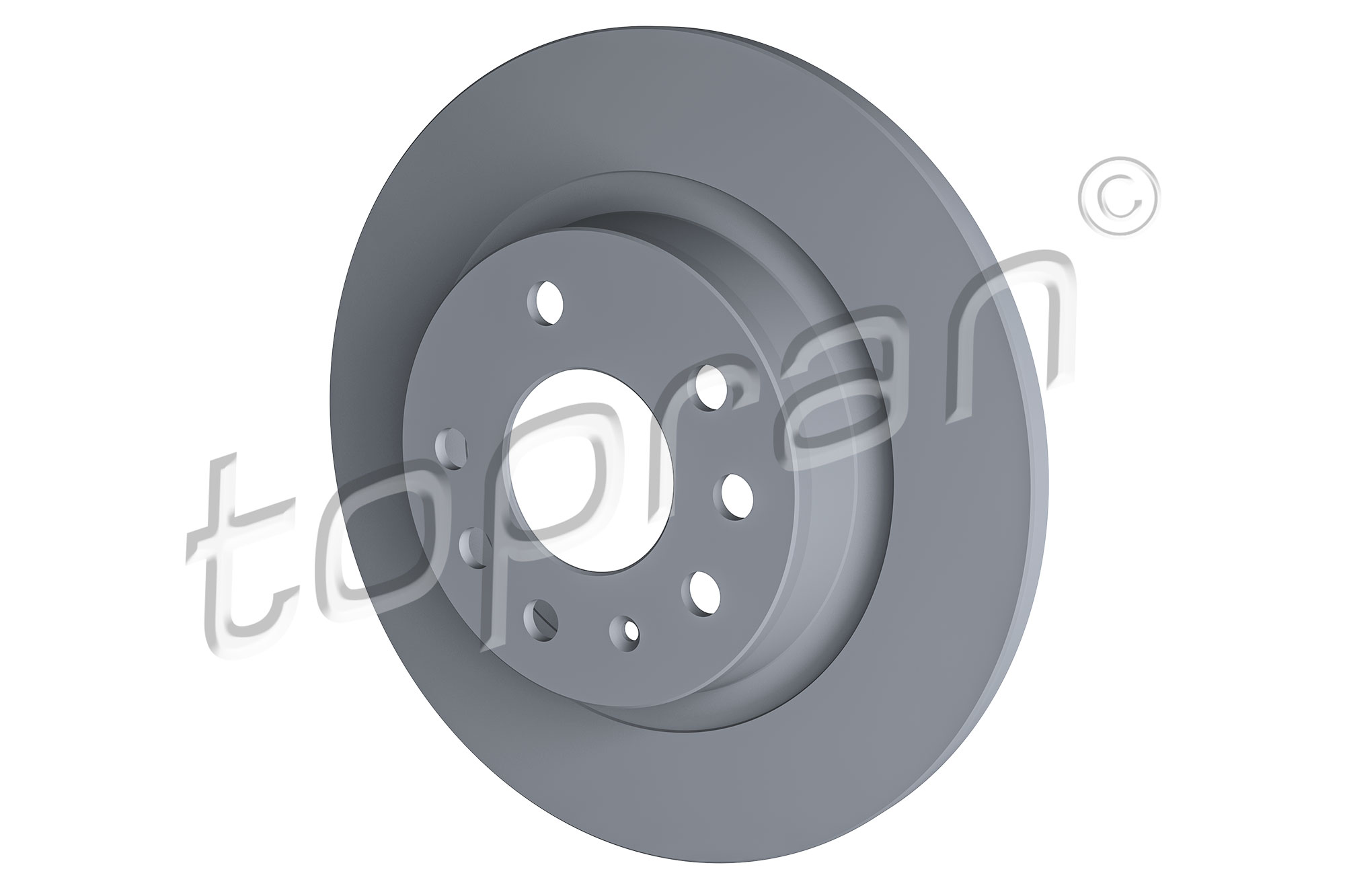 Brake Disc - 206 506 TOPRAN