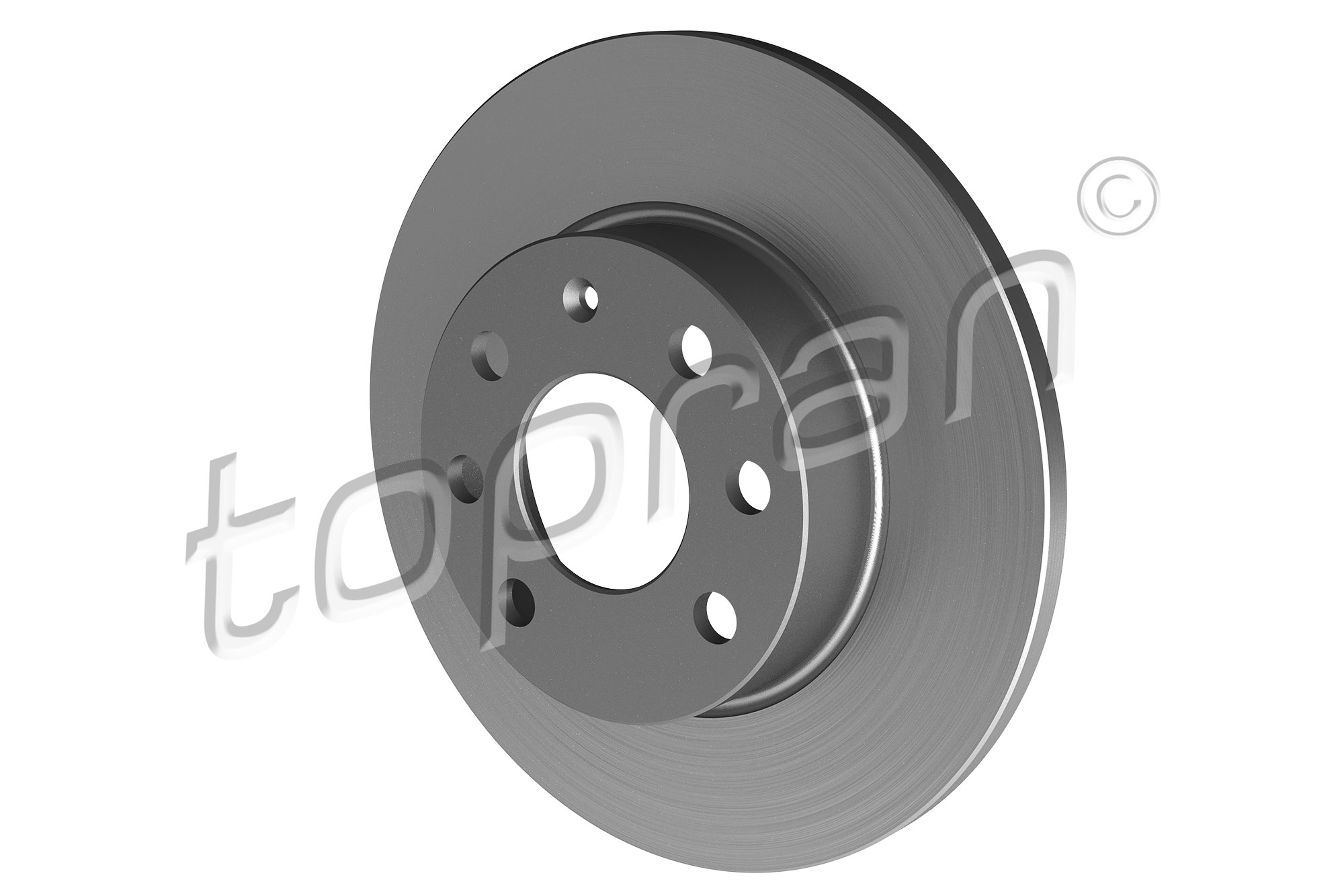 Brake Disc - 206 122 TOPRAN