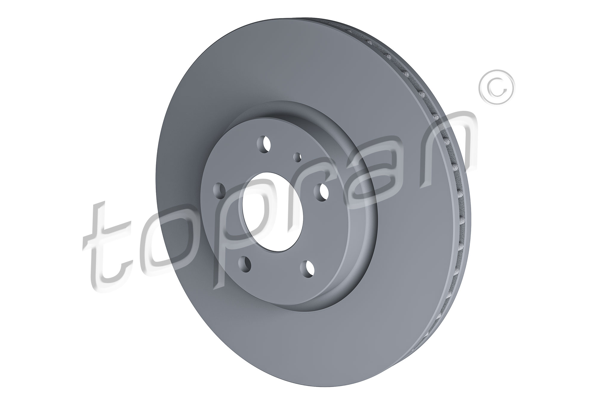 Brake Disc - 304 854 TOPRAN