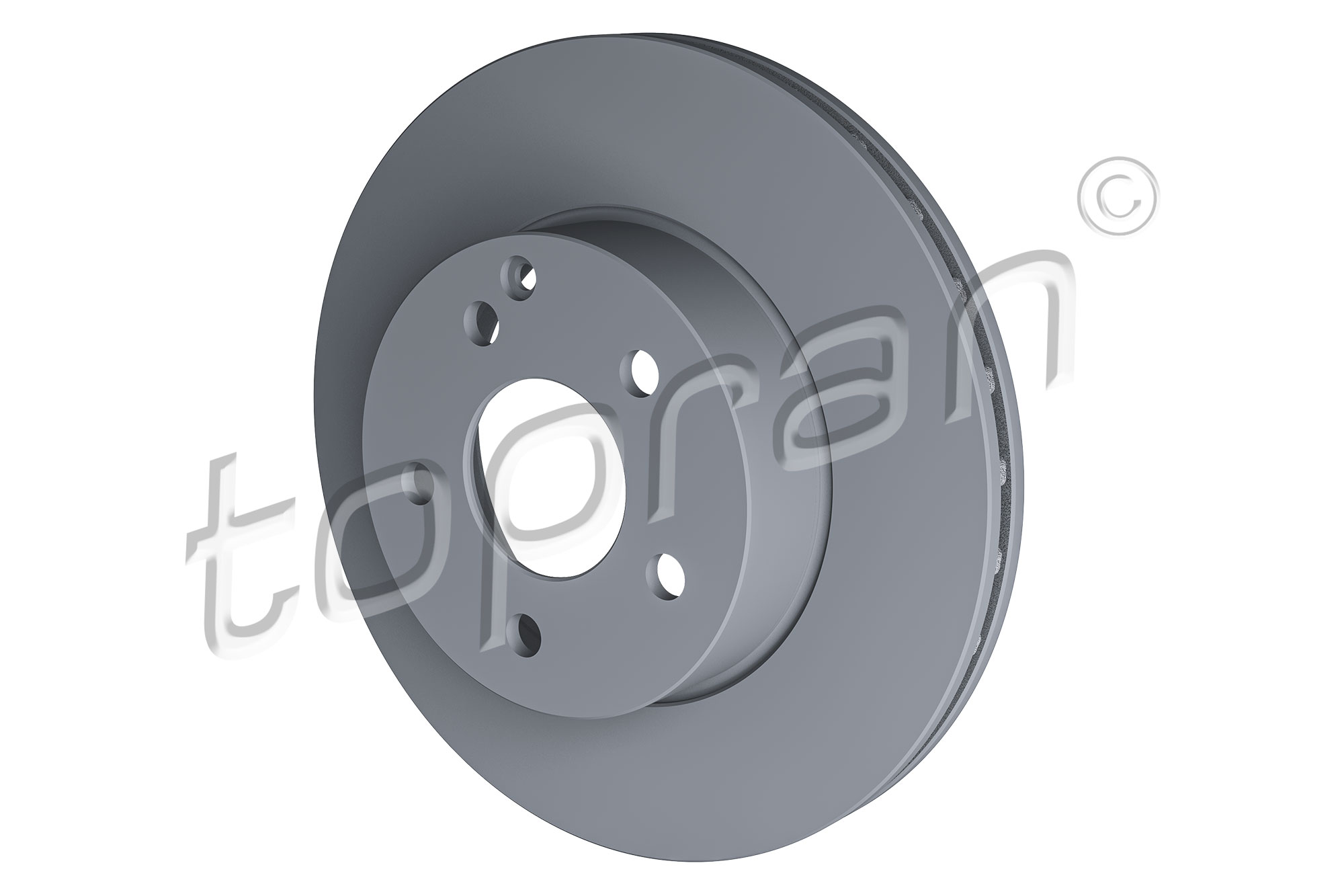 Brake Disc - 401 709 TOPRAN