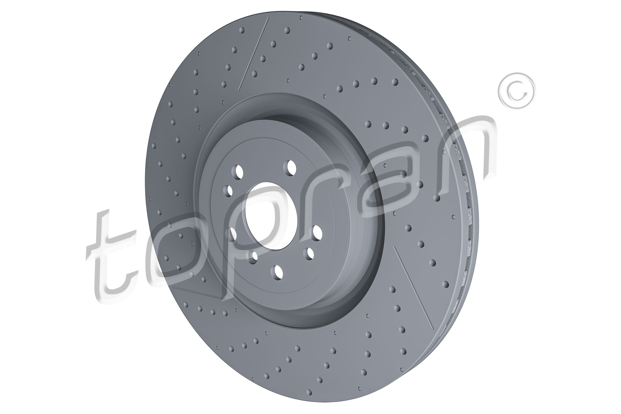 Brake Disc - 409 322 TOPRAN