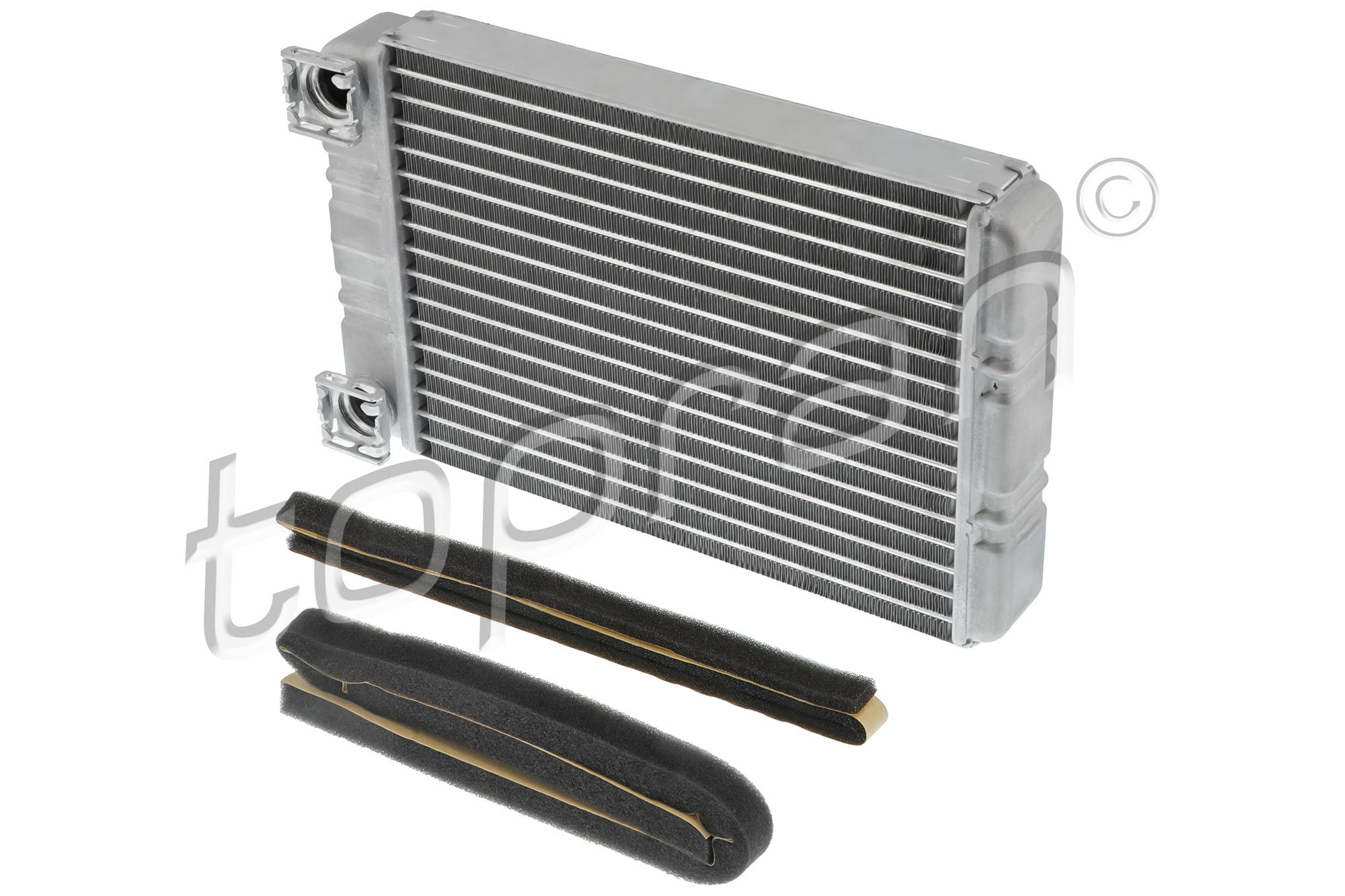 Scambiatore calore, Riscaldamento abitacolo - 407 754 TOPRAN