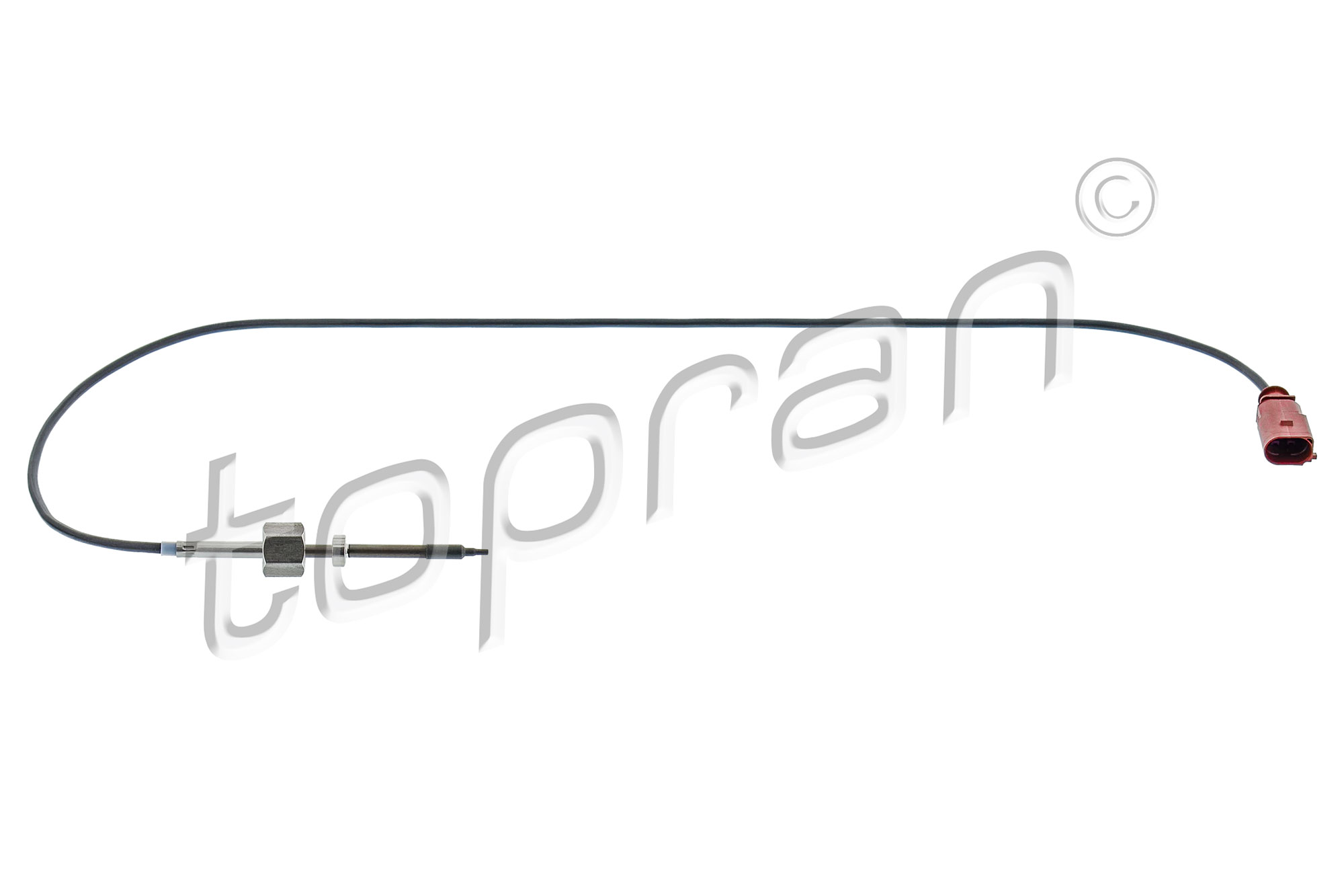 Sensore, Temperatura gas scarico - 117 551 TOPRAN