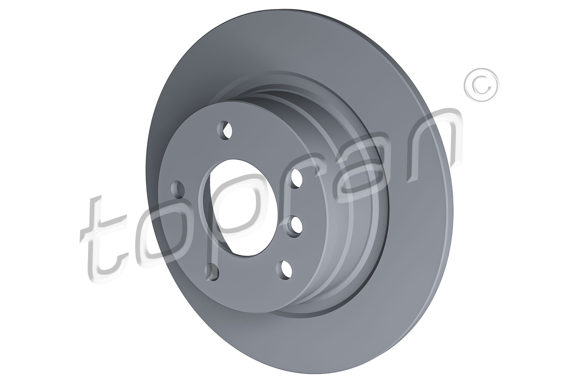 Brake Disc - 500 950 TOPRAN