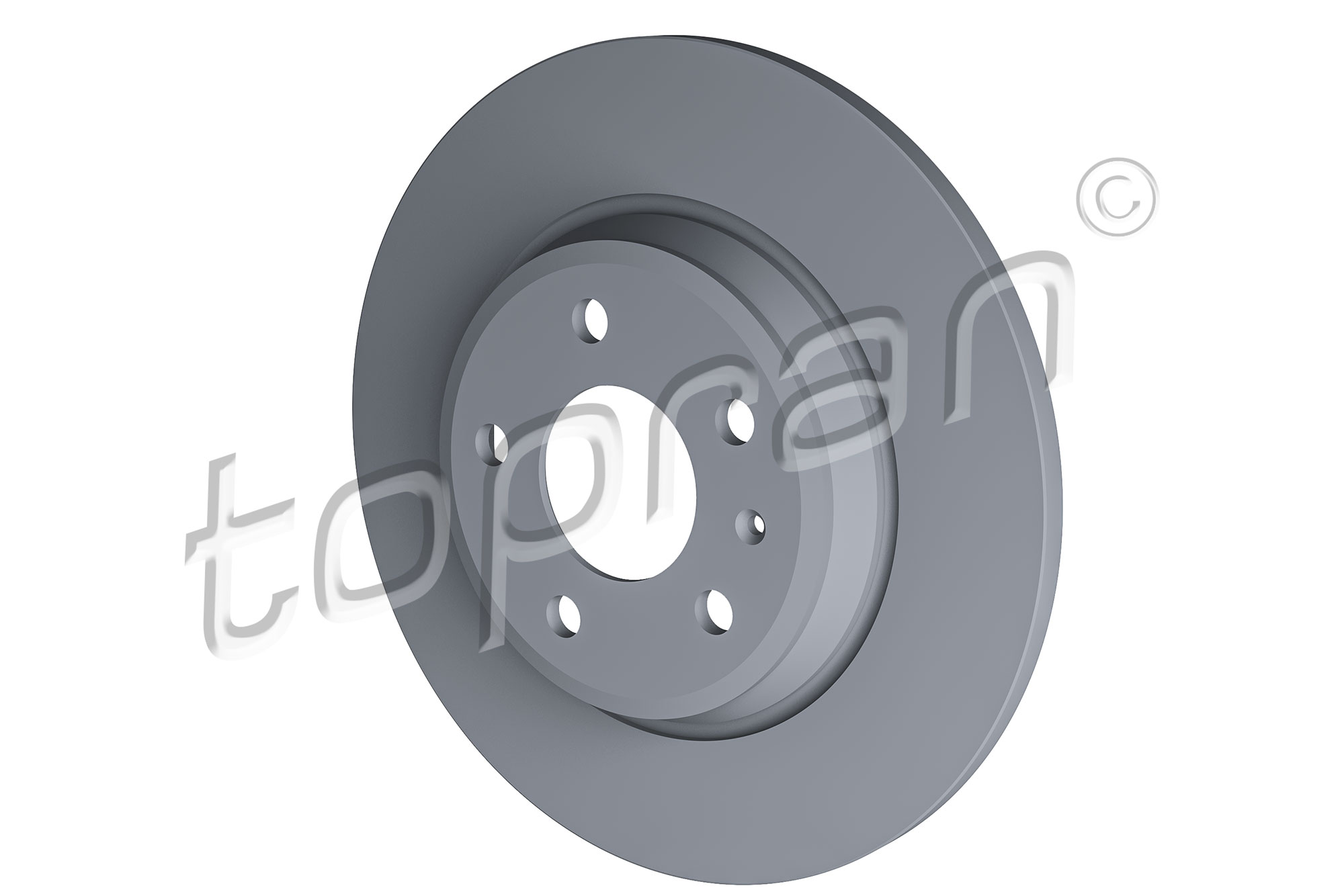 Brake Disc - 631 154 TOPRAN