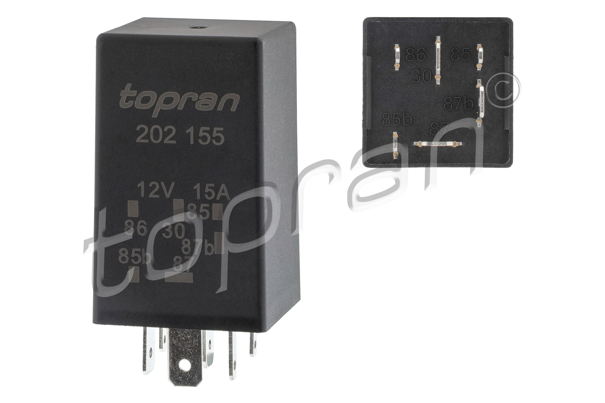 Relè, Pompa carburante - 202 155 TOPRAN