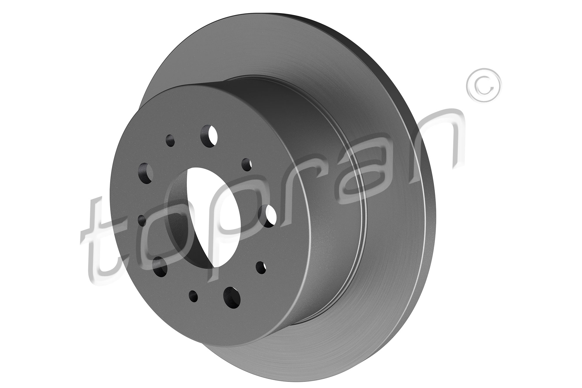 Brake Disc - 722 596 TOPRAN