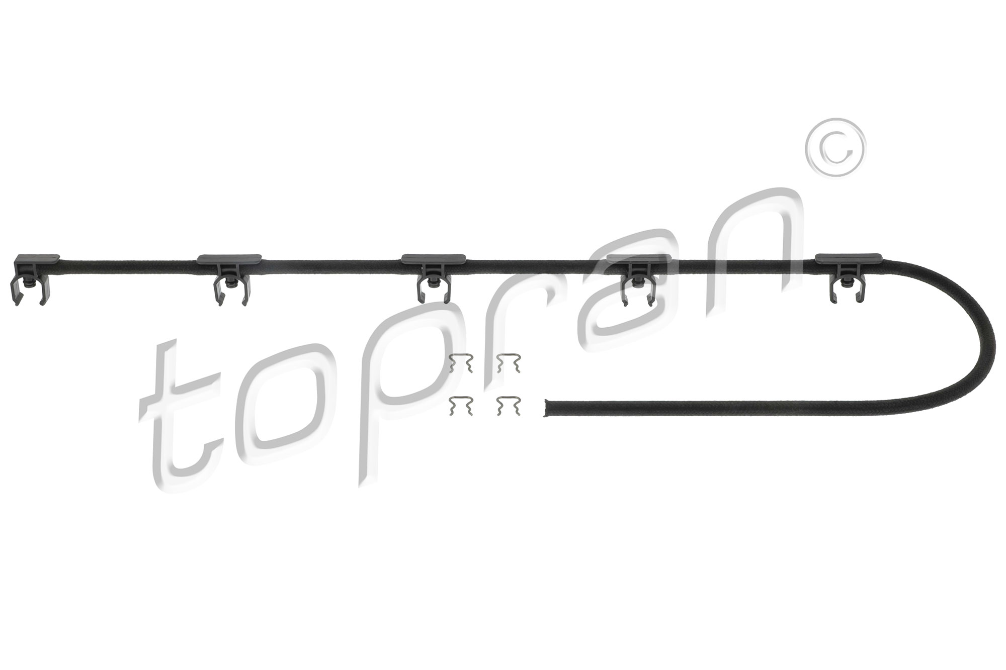 Hose, fuel overflow - 409 901 TOPRAN
