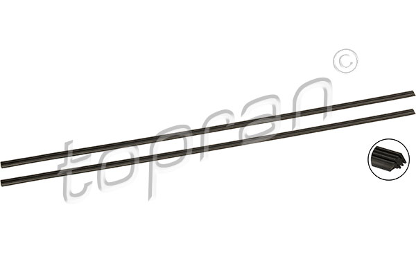 Wiper Blade Rubber - 115 281 TOPRAN