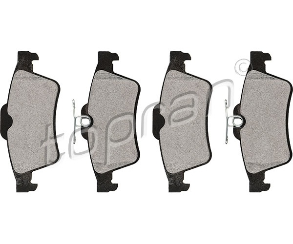 Brake Pad Set, disc brake - 302 052 TOPRAN