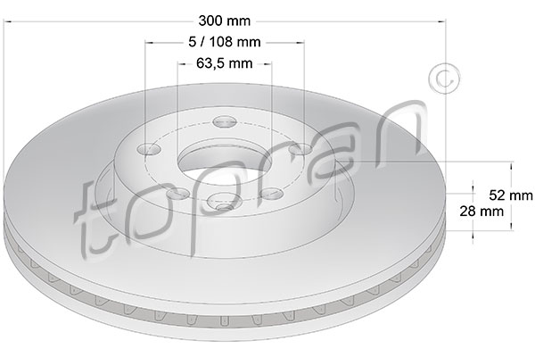 Discofreno - 303 976 TOPRAN