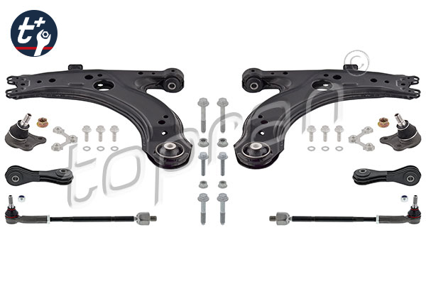 Link Set, wheel suspension - 115 802 TOPRAN