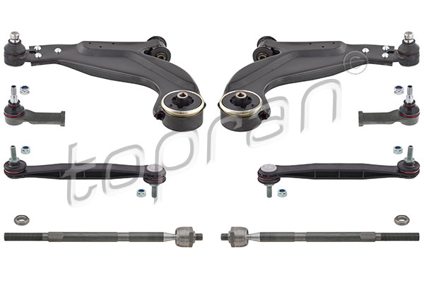 Link Set, wheel suspension - 304 695 TOPRAN