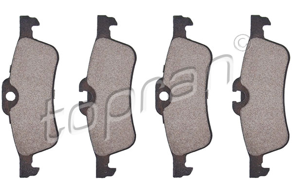 Brake Pad Set, disc brake - 501 017 TOPRAN