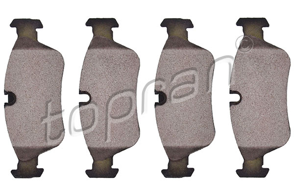 Brake Pad Set, disc brake - 501 243 TOPRAN