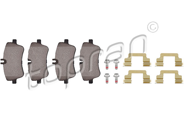 Brake Pad Set, disc brake - 401 430 TOPRAN