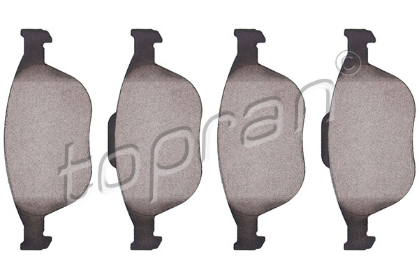 Brake Pad Set, disc brake - 302 050 TOPRAN