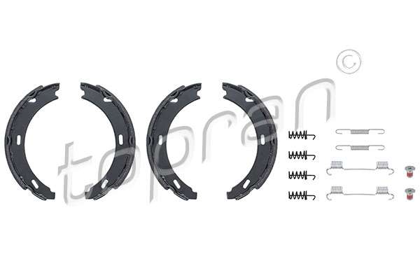 Brake Shoe Set, parking brake - 401 025 TOPRAN